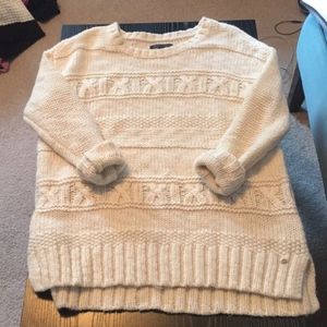 American Eagle Cream Sweater, like new